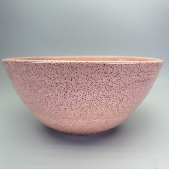 Vintage Bauer Pink Speckled Mixing Bowl - Picture 1 of 9